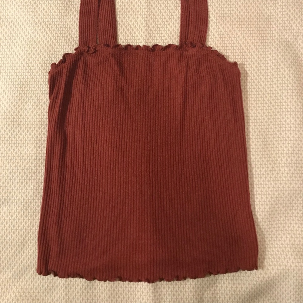 Burgundy American Eagle Top